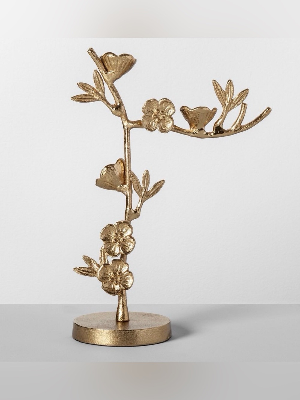 Target Opalhouse Gold Floral Metal Jewelry Stand